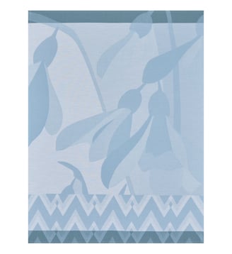 Torchon La Vie en Vosges Coton - Le Jacquard Francais - Perce neige
