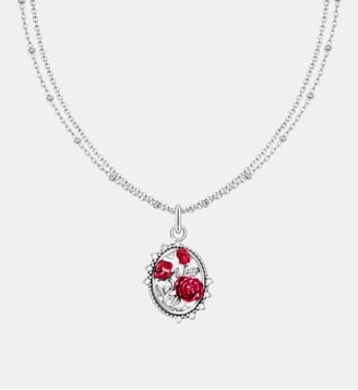 Chaîne avec pendentif Roses Romance - Thomas Sabo - Argent