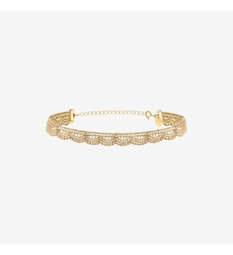 Collier choker doré Daphné - LACE - Caroline Najman - Doré