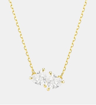 Collier Mesmera, Cœur, Doré à l’or 18 carats (750/1000) - Swarovski - Gold tone
