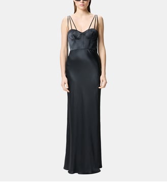 Robe courte à paillettes - Pinko - Vert outremer
