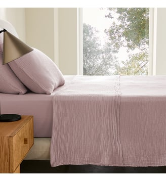 Drap plat en gaze de coton biologique AM.PM