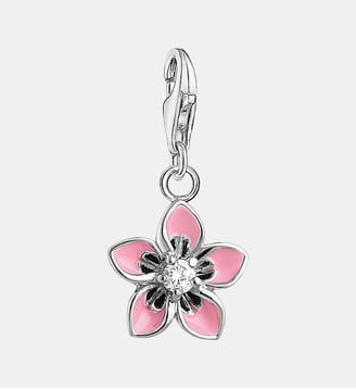 Pendentif Charm fleur rose - Thomas Sabo - Argent