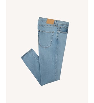 Jean coupe fuselée coton DENIM TAPERED Faguo
