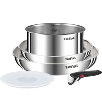 Batterie de cuisine - 5 pièces - Tefal - Acier