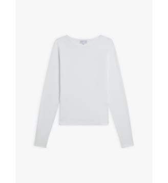 t-shirt Knox en jersey de coton blanc - Agnès b. - Blanc