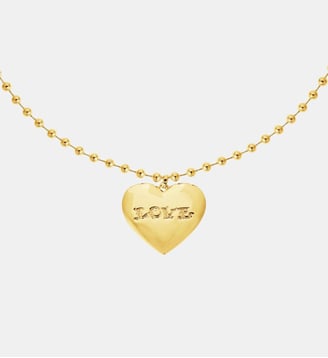Collier chaîne avec pendentif central LOVEME - Hipanema - Doré