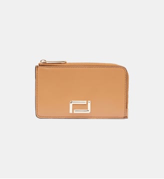 Porte-cartes Angele en cuir - Lancel - Camel