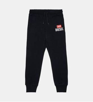 Pantalon en molleton avec logo - Diesel Kids - Noir
