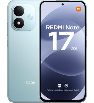 Smartphone Redmi Note 17 5G 128Go Bleu Xiaomi