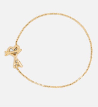 Bracelet Ami de Coeur flèche martelé unisexe en laiton - AMI Paris - Or