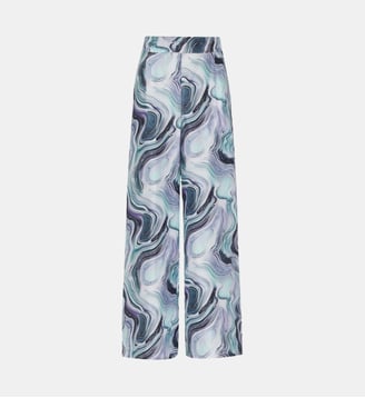 Pantalon en soie Marble - Vilebrequin - Blanc