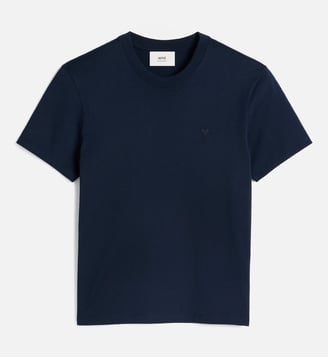 T-shirt Ami de Coeur unisexe - AMI Paris - Bleu nuit