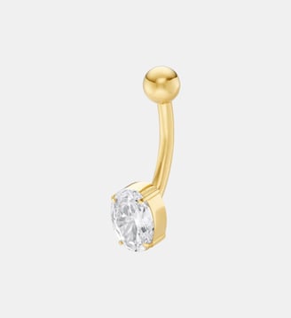 Piercing titane nombril Courageuse argent - Nebuleuse Bijoux - Or