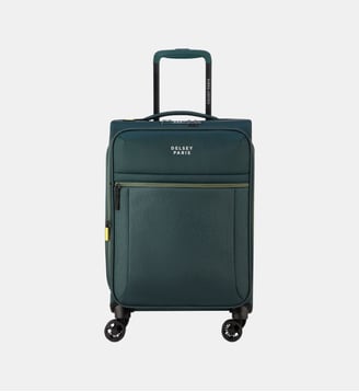 Valise cabine souple extensible Brochant 4R 55 cm - Delsey Paris - Vert sapin