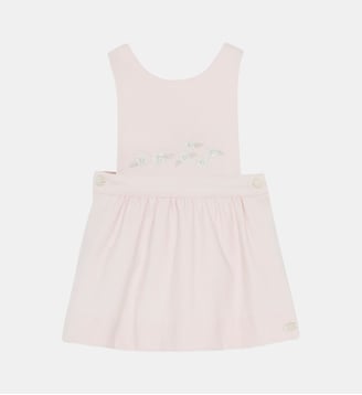 Robe -  broderies fleurs - Tartine Et Chocolat - Rose pâle