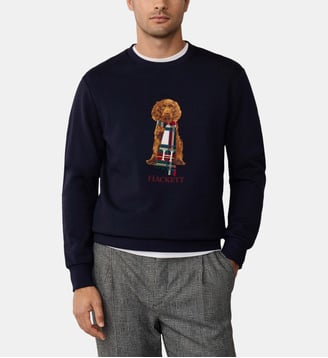 Sweat À Col Rond Harry - Hackett London - Midnight blue