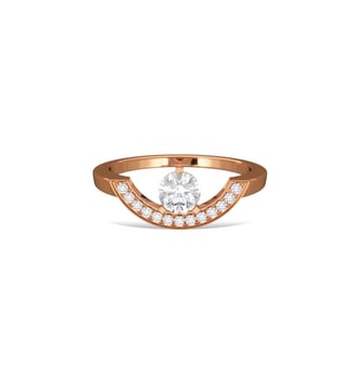 Bague Intrépide grand arc 0.5 carat pavée Loyal.e Paris