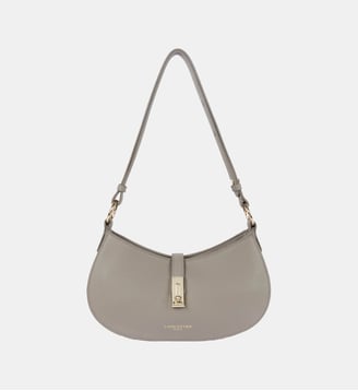 Petit sac besace Milano Horizon en cuir - Lancaster - Mastic
