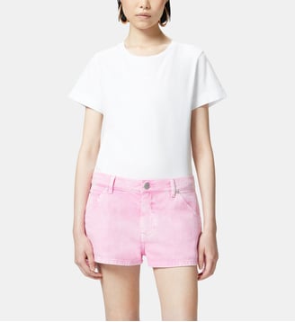 T-shirt à manches courtes et logo brodé - Pinko - Blanc