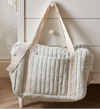 Sac à langer en gaze de coton - Cyrillus - Beige clair imprime