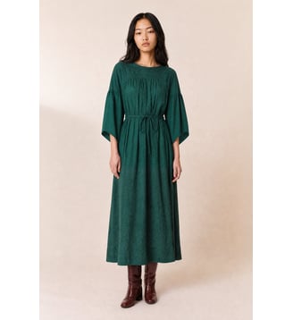 Robe Remie Plain - Leon & Harper - Vert