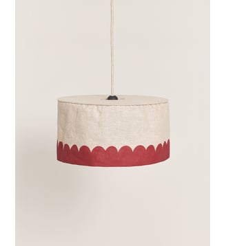 Abat-jour en lin pour suspension diam. 40cm Vibes Nobodinoz