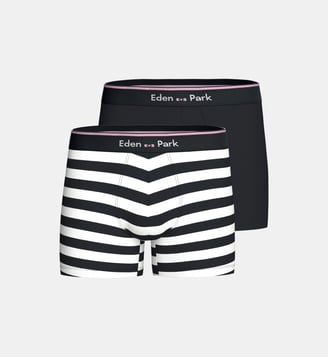 Lot de 2 shortys - Eden Park - Bleu marine