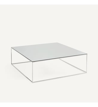 Table basse miroir en métal chromé AM.PM