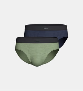 Pack de 2 Slips d'homme en Coton Modal - Impetus - Bleu