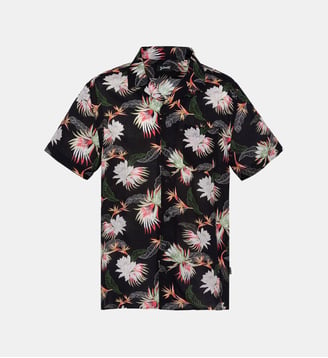 Chemise Hawaïenne - Schott - Noir