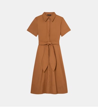 Robe Retronie - Tara Jarmon - Cognac