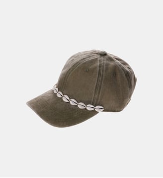 Casquette avec coquillages CAPY - Wild - Kaki