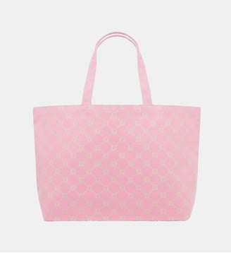 Sac en toile monogrammée - LOLITA - Gerard Darel - Fraise et vanille