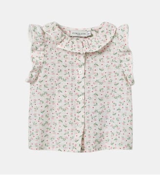Blouse double gaze de coton Cyrillus