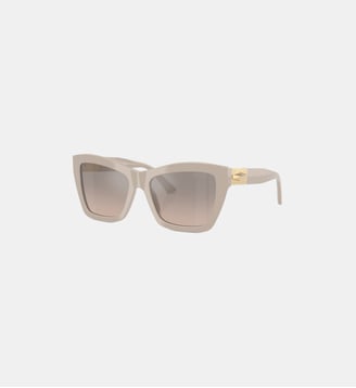 Lunettes de soleil Œil de chat JC5031 - Jimmy Choo - Cendre