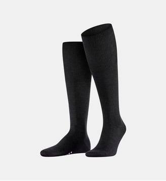 MI-BAS AIRPORTBLEU FONCE41/42 - Falke - Noir basic