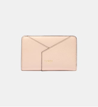 Portefeuille Enveloppe en cuir  - Lancel - Beige clair