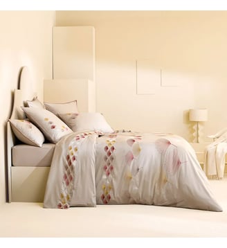 Housse de couette satin de coton 120 fils Pistil - Garnier Thiebaut - Automne