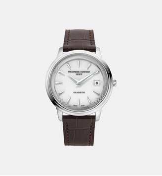 Montre Classics Blanc FC-120W3S6 - Frédérique Constant - Argenté
