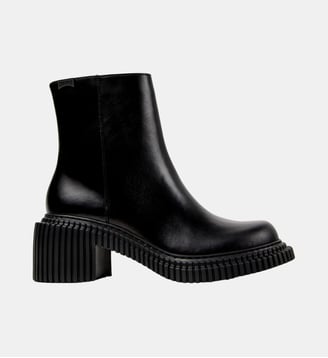 Bottines Pix London cuir - Camper - Noir