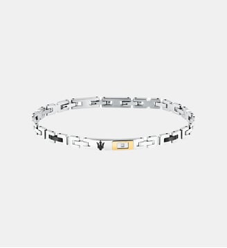 Bracelet DIAMONDS - Maserati - Noir stainless steel yellow gold