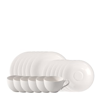 Service à café, 18pcs EC - Villeroy & Boch - Blanc