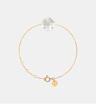 Bracelet, nacre blanche, or jaune - Morganne Bello - Or jaune