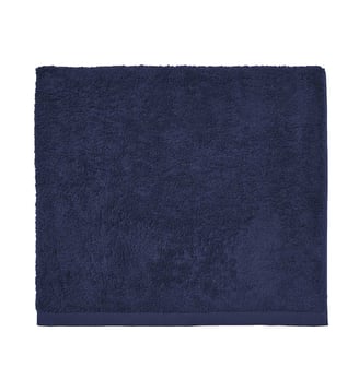 Drap de douche uni en coton, 530 gr/m², AQUA - Essix - Bleu nocturne