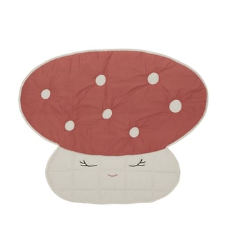Couverture en coton Mini - OYOY - Red