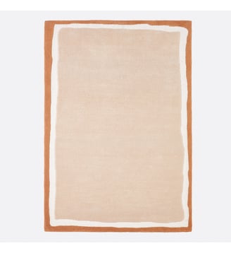 Tapis polyester et laine - La Redoute Interieurs - Beige