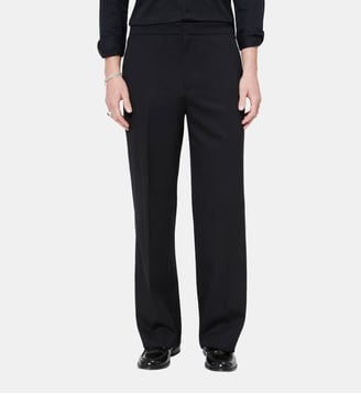 Pantalon semi élastiqué coupe large - The Kooples - Black