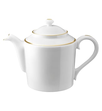 Théière 1 L - Galon Or - Degrenne - Blanc
