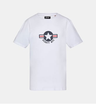 T-shirt imprimé - Schott - Blanc